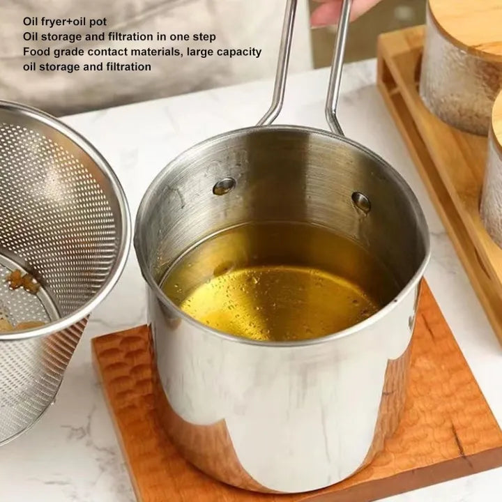Stainless Steel Frying Oil Strainer